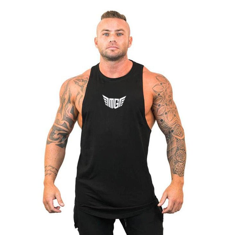 best Brand Clothing Gym Vest Bodybuilding Tank Top Men Fitness Wear Singlet Sleeveless Shirt Solid Cotton Muscle Undershirt 0 shop online at M2K Trends for