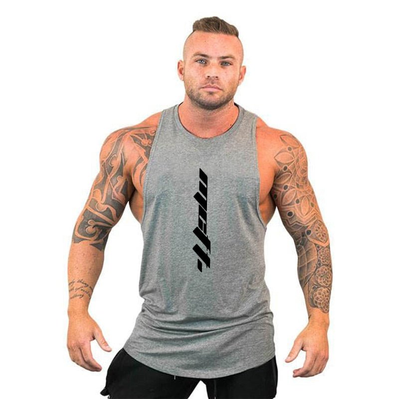 best Brand Clothing Gym Vest Bodybuilding Tank Top Men Fitness Wear Singlet Sleeveless Shirt Solid Cotton Muscle Undershirt 0 shop online at M2K Trends for