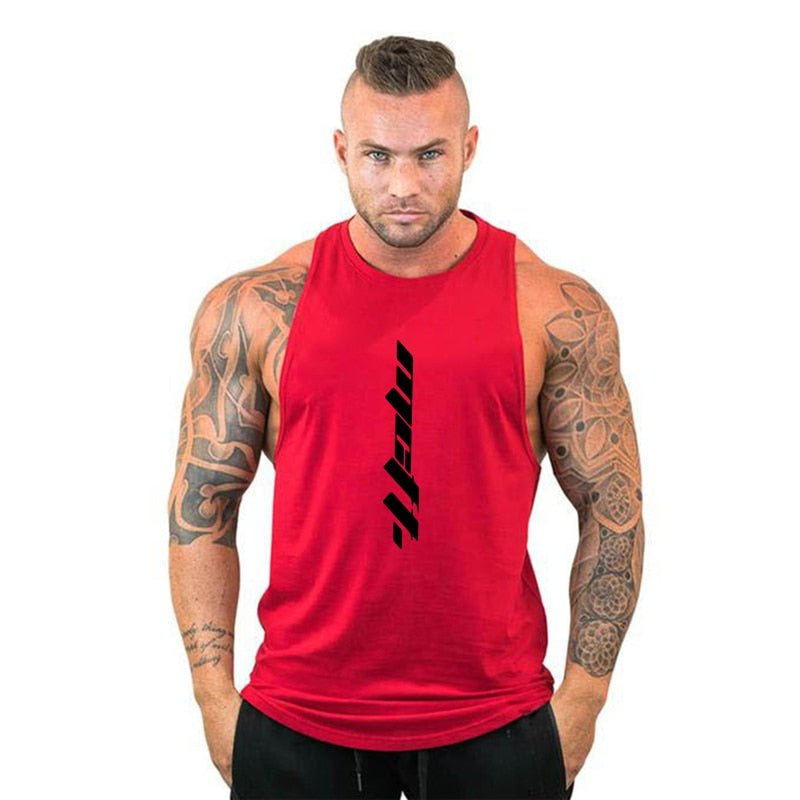 best Brand Clothing Gym Vest Bodybuilding Tank Top Men Fitness Wear Singlet Sleeveless Shirt Solid Cotton Muscle Undershirt 0 shop online at M2K Trends for