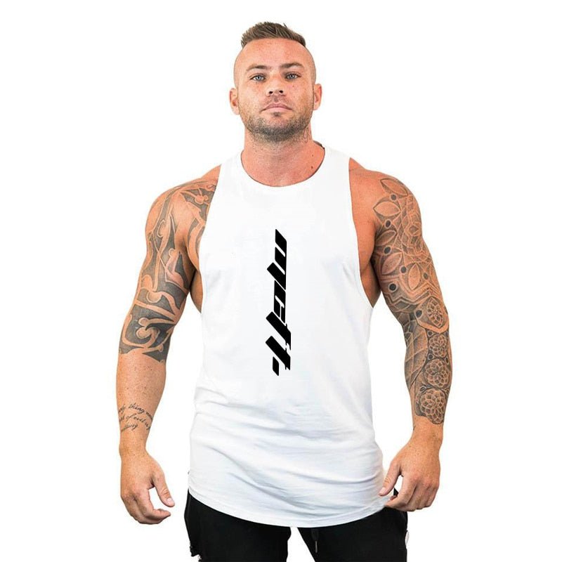 best Brand Clothing Gym Vest Bodybuilding Tank Top Men Fitness Wear Singlet Sleeveless Shirt Solid Cotton Muscle Undershirt 0 shop online at M2K Trends for