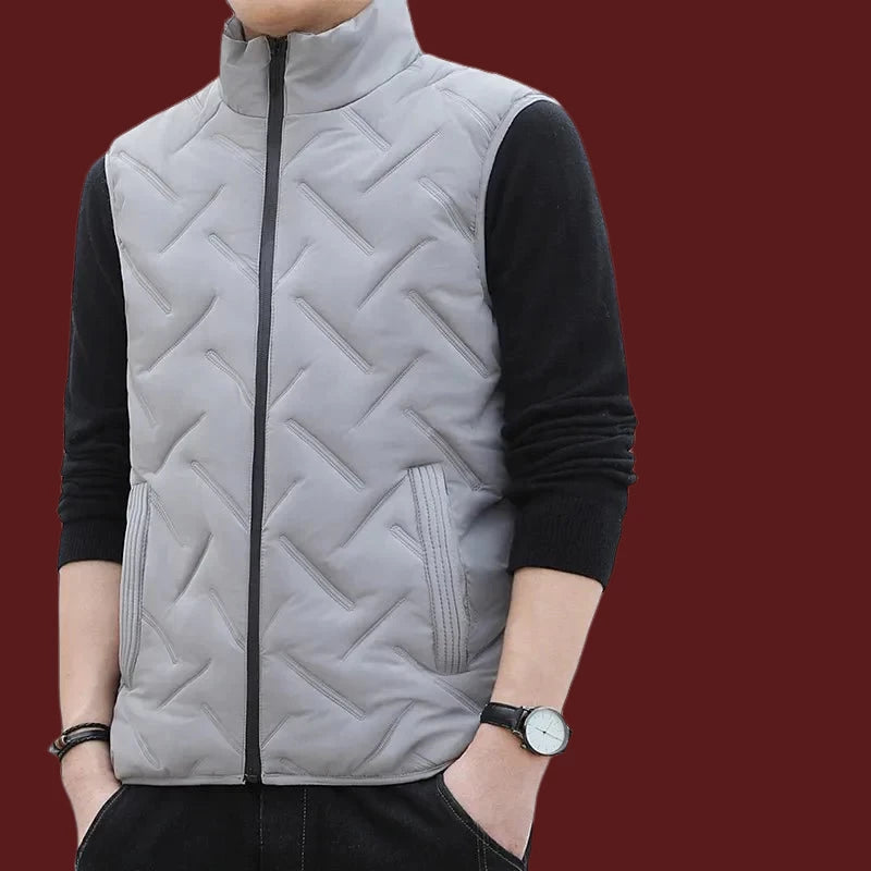 best Brand Fashion Men Autumn Winter Vest Waistcoat Korean Style Man Casual Sleeveless Jacket Coats Size M-5XL shop online at M2K Trends for