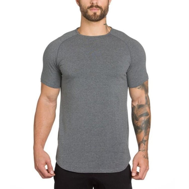 best Brand gym clothing fitness t shirt men fashion extend hip hop summer short sleeve t-shirt cotton bodybuilding muscle tshirt man 0 shop online at M2K Trends for