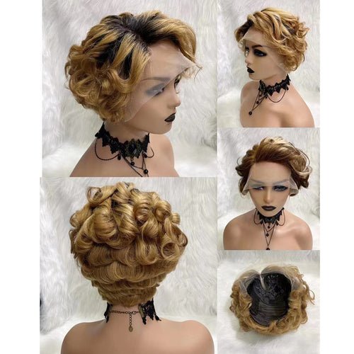 best Brazilian Curly Hair Wigs Trendy Human Hair Wigs Lace Frontal Bob Hair wig shop online at M2K Trends for Human Hair Lace Wigs