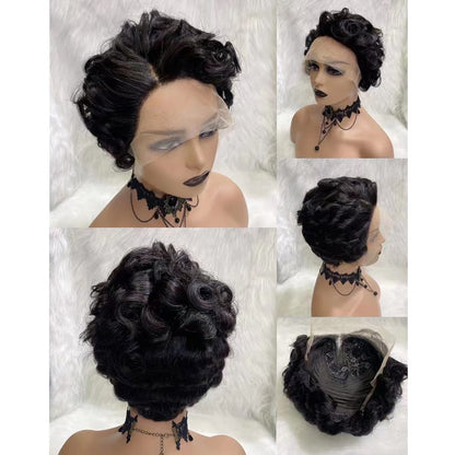 best Brazilian Curly Hair Wigs Trendy Human Hair Wigs Lace Frontal Bob Hair wig shop online at M2K Trends for Human Hair Lace Wigs