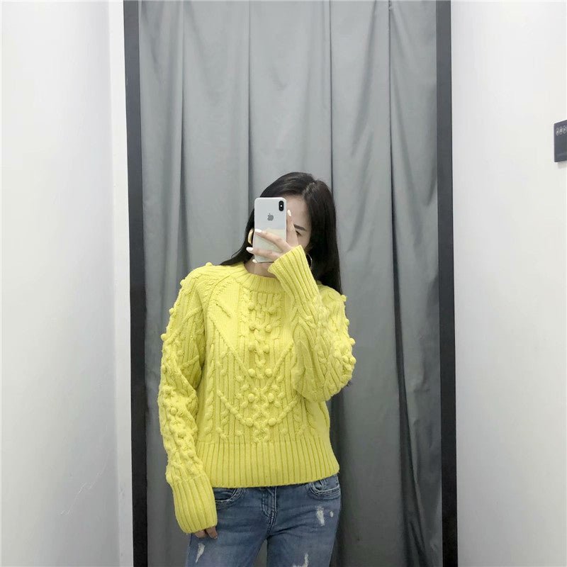 best Cable crew neck sweater sweater 0 shop online at M2K Trends for