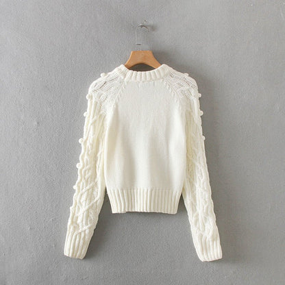 best Cable crew neck sweater sweater 0 shop online at M2K Trends for