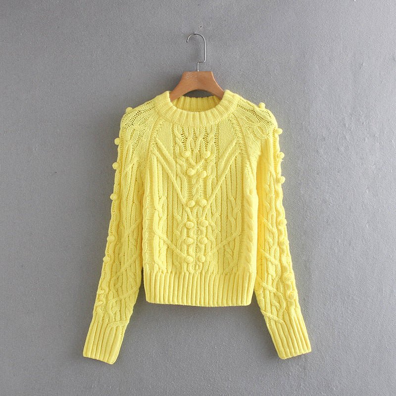 best Cable crew neck sweater sweater 0 shop online at M2K Trends for