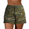best Camouflage Sports Lace-Up Casual Shorts Women 0 shop online at M2K Trends for