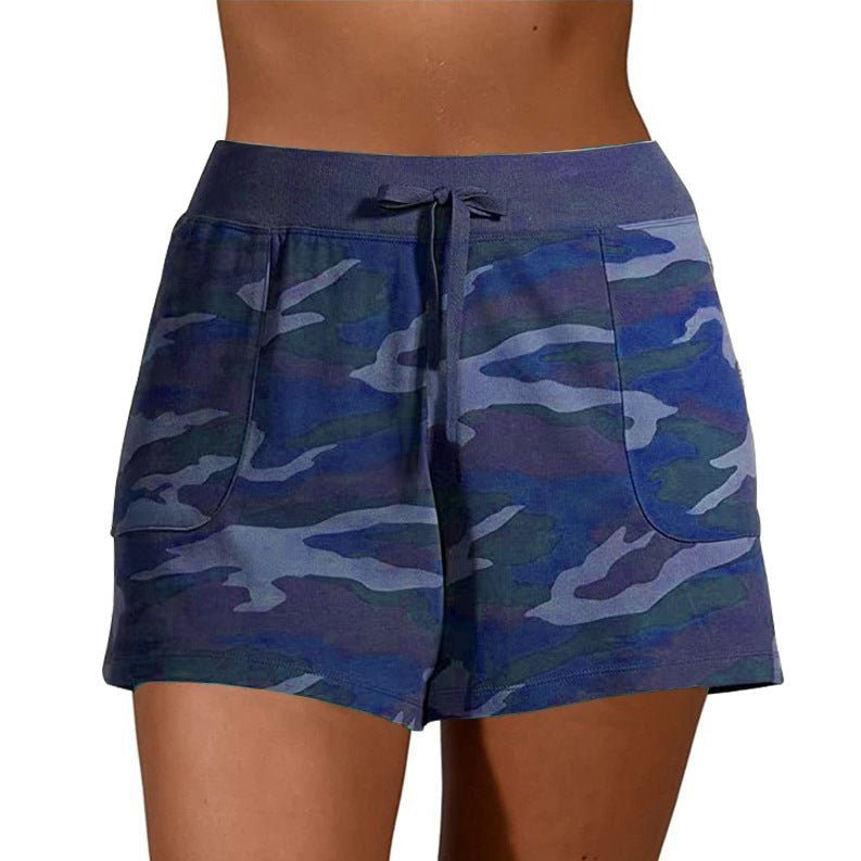 best Camouflage Sports Lace-Up Casual Shorts Women 0 shop online at M2K Trends for
