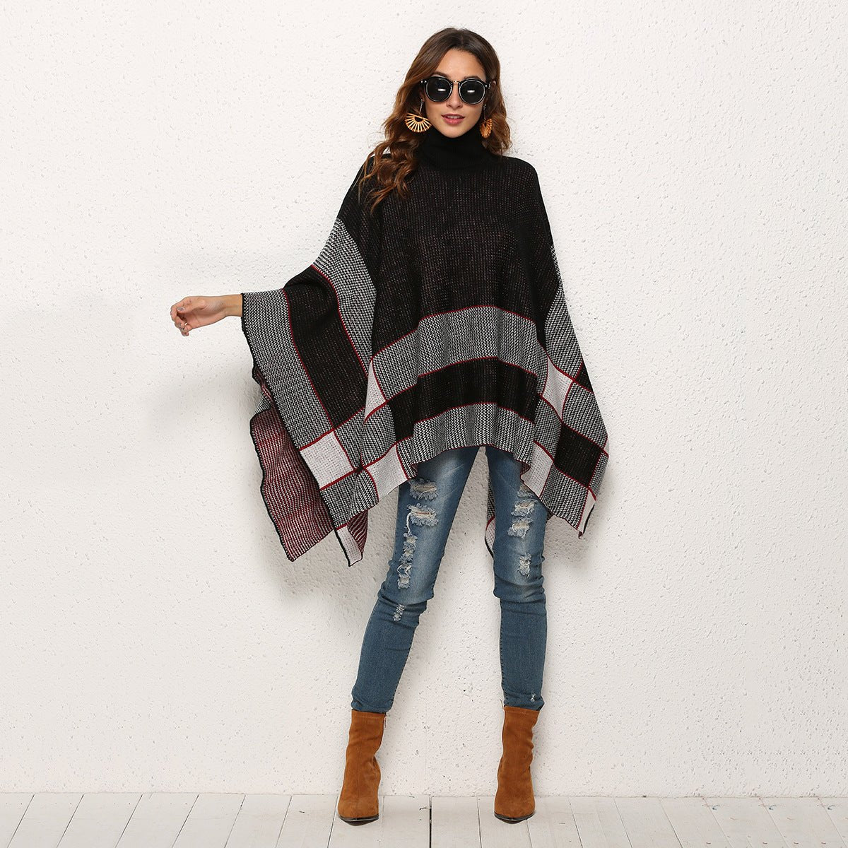 best Cape sweater turtleneck sweater 0 shop online at M2K Trends for