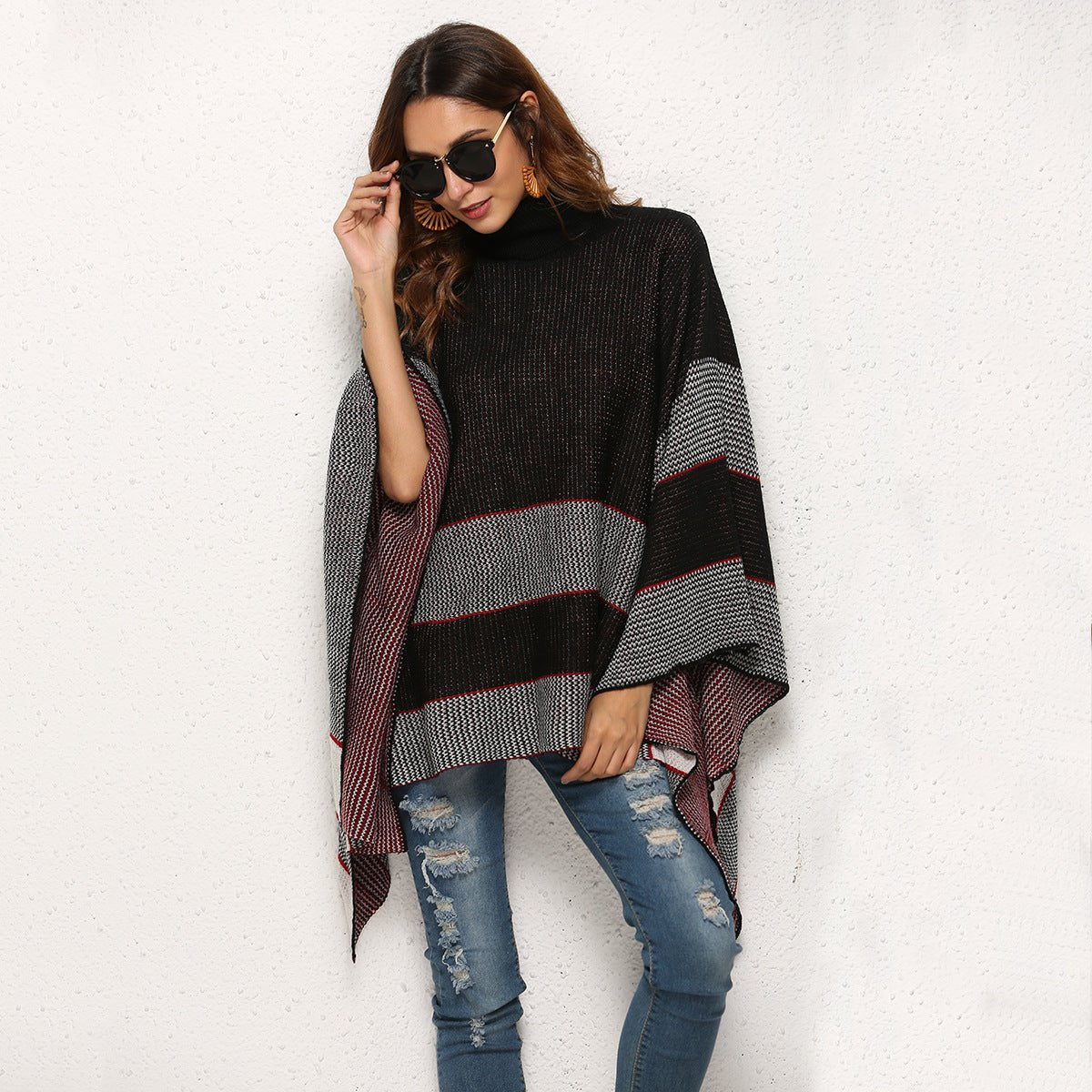 best Cape sweater turtleneck sweater 0 shop online at M2K Trends for