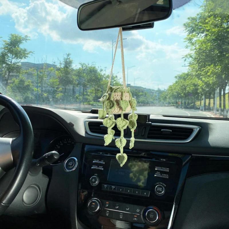 best Car Plant Decoration Decoration Knitting Wool 0 shop online at M2K Trends for