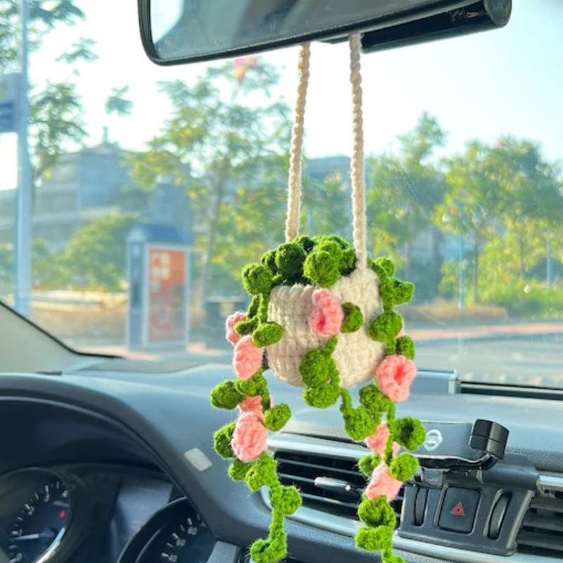 best Car Plant Decoration Decoration Knitting Wool 0 shop online at M2K Trends for