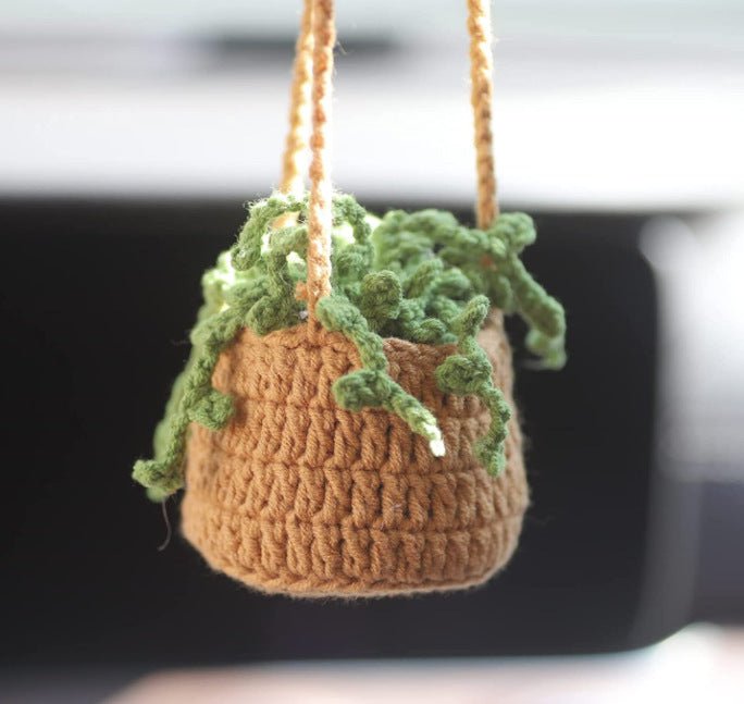 best Car Plant Decoration Decoration Knitting Wool 0 shop online at M2K Trends for