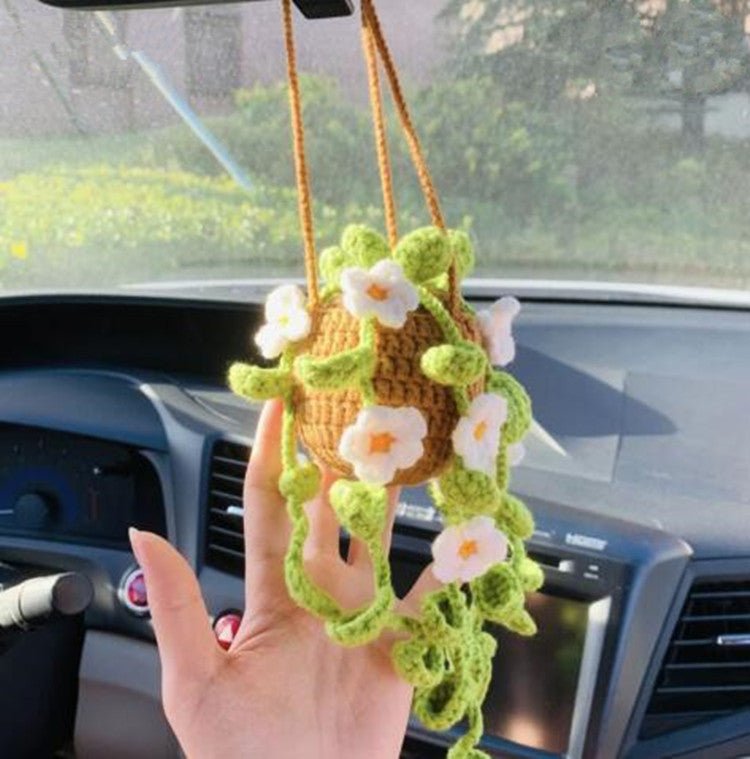 best Car Plant Decoration Decoration Knitting Wool 0 shop online at M2K Trends for