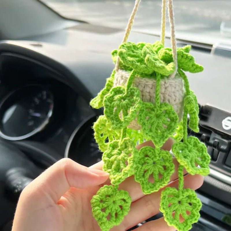 best Car Plant Decoration Decoration Knitting Wool 0 shop online at M2K Trends for