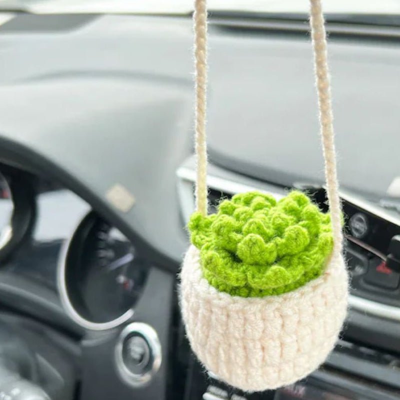 best Car Plant Decoration Decoration Knitting Wool 0 shop online at M2K Trends for