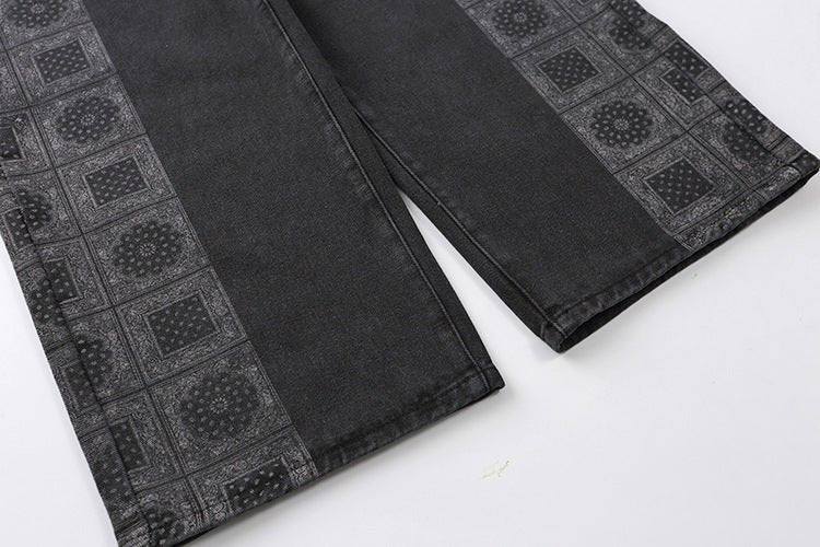 best Cashew flower black jeans 0 shop online at M2K Trends for