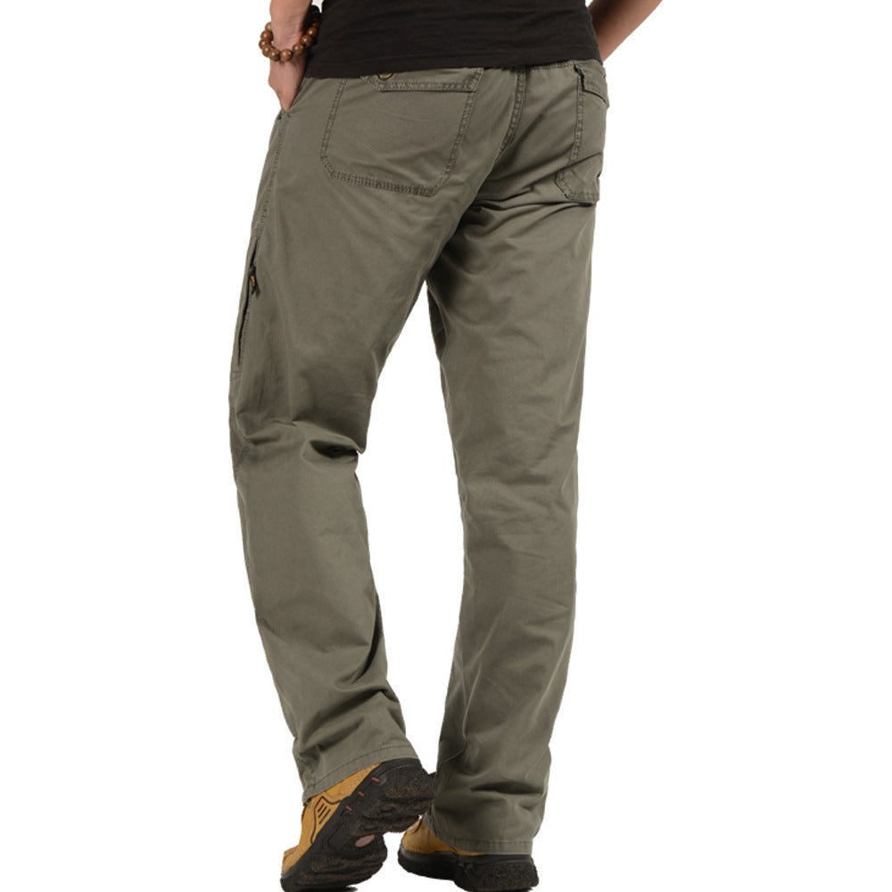 best Casual Pants Loose Middle Aged And Elderly Trousers Men's Plus Fat Men's Pants Pants shop online at M2K Trends for mens pants