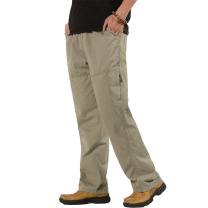 best Casual Pants Loose Middle Aged And Elderly Trousers Men's Plus Fat Men's Pants Pants shop online at M2K Trends for mens pants