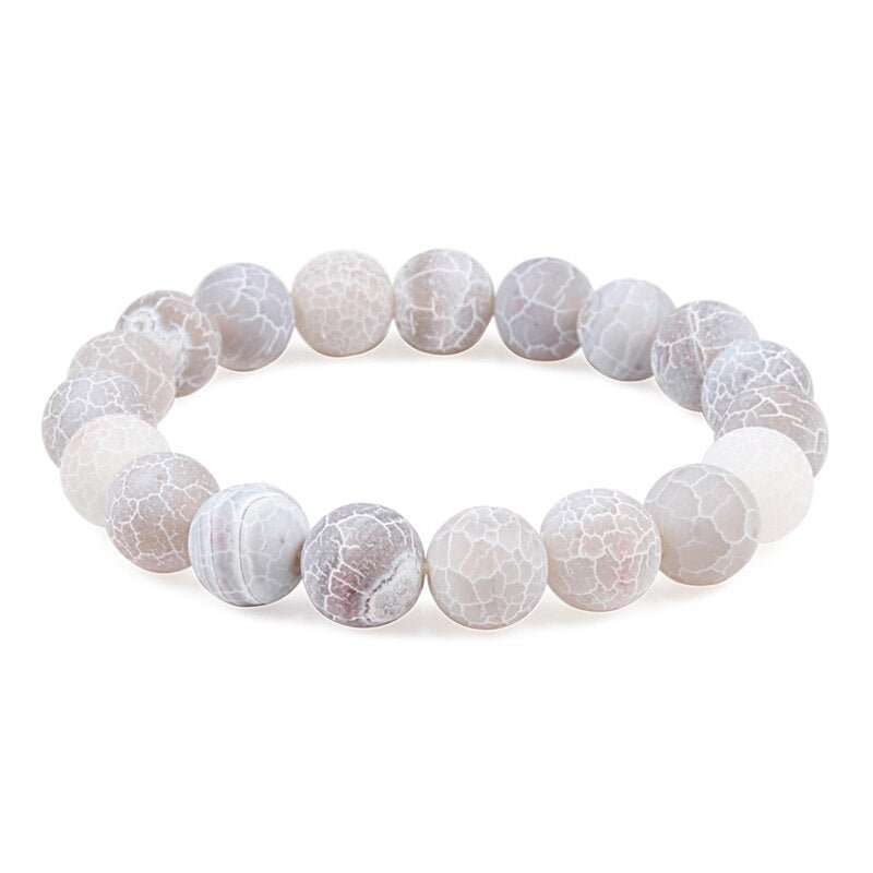 best Charm Purple Natural Weathered Stone Bracelet Women Men Crack Chakra Bead Strand Bracelets 6mm 8mm 10mm Yoga Buddha Jewelry Gift 0 shop online at M2K Trends for