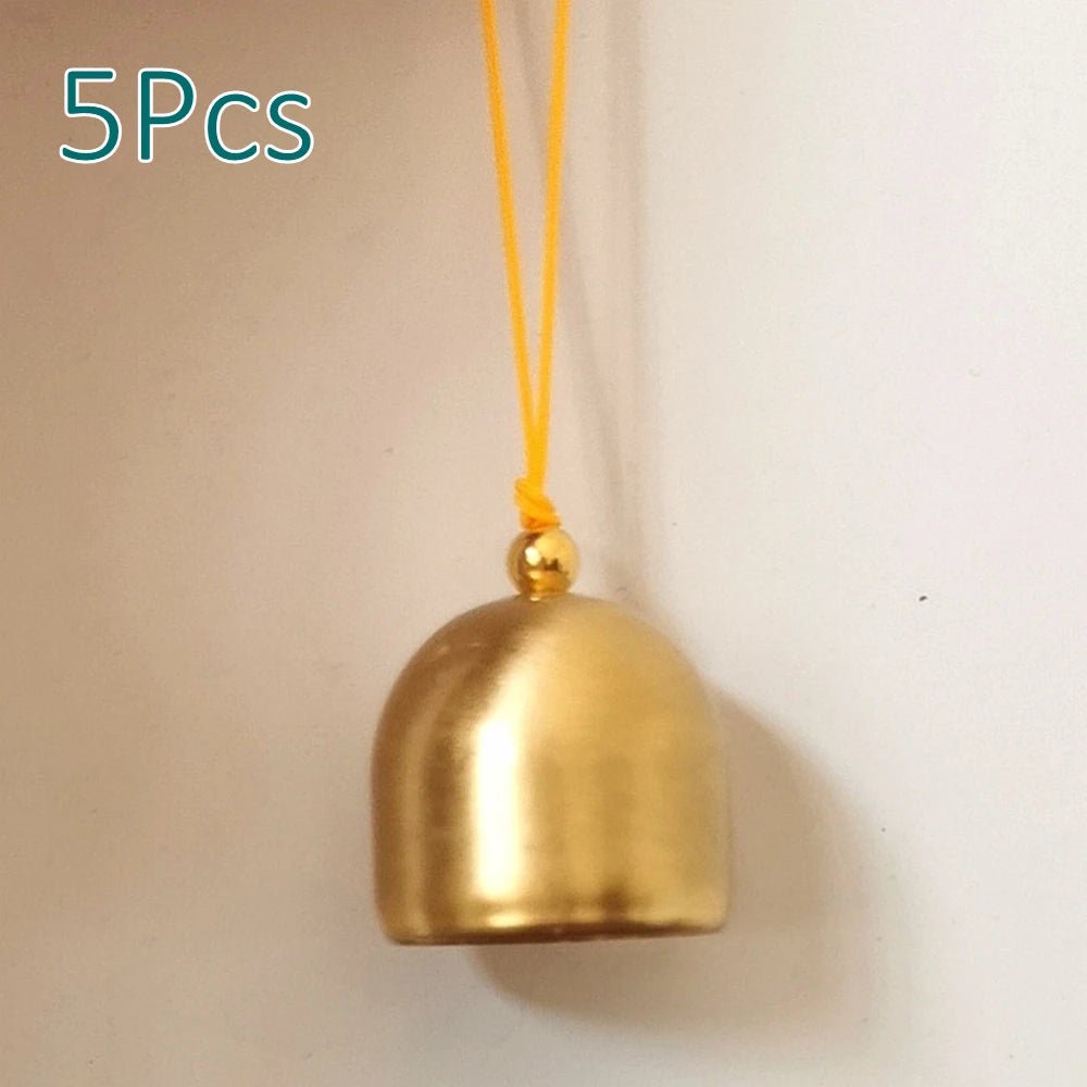 best cheap 5Pcs Christmas Metal Small Bell Tree Pendant Decoration Xmas Party Wind Chimes DIY Material Crafts Accessories Jingle Ornament shop online at M2K Trends for