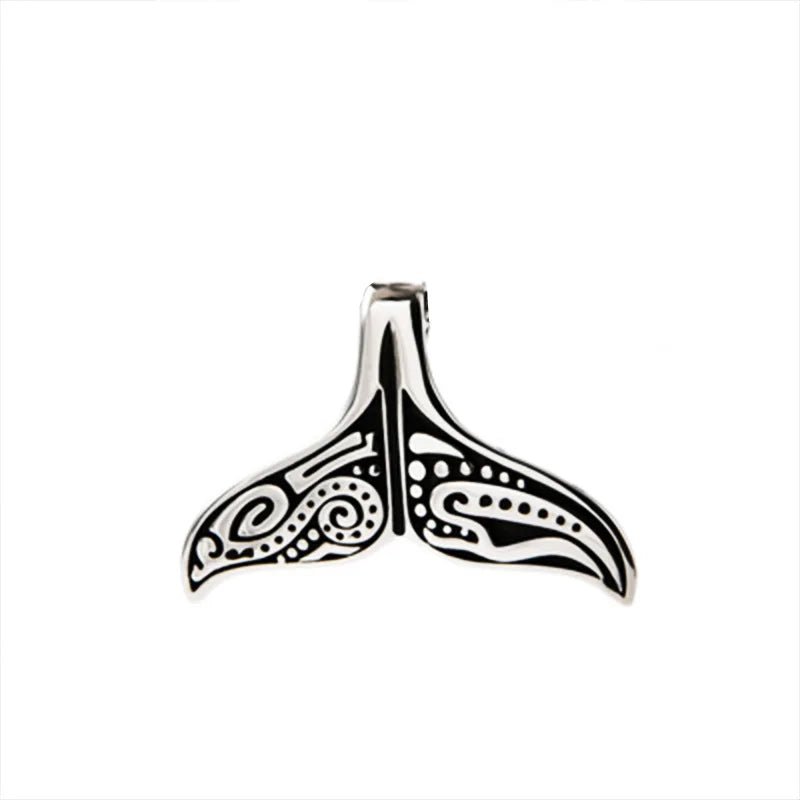 best cheap Lovely Stainless Steel Whale Tail Pendant Chain Necklace for Men or Women Punk Rock Biker Rider Jewelry Best Gift for Christmas shop online at M2K Trends for