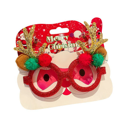 best Christmas Elk Glasses Frame Dress Up Couple 0 shop online at M2K Trends for