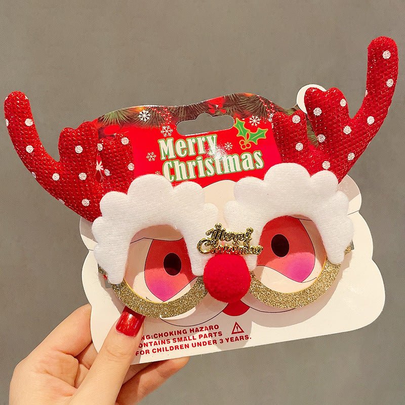 best Christmas Elk Glasses Frame Dress Up Couple 0 shop online at M2K Trends for