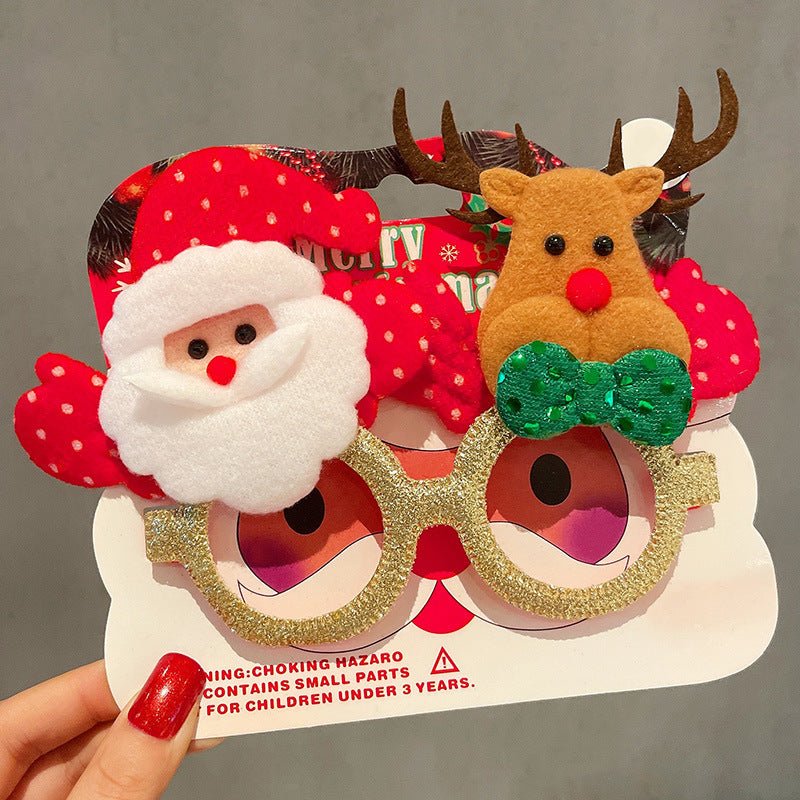 best Christmas Elk Glasses Frame Dress Up Couple 0 shop online at M2K Trends for