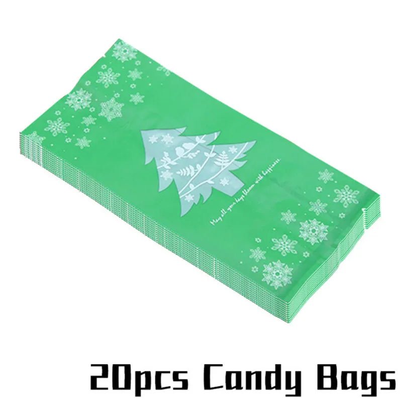 best Christmas paper Kids Candy Box Bag Navidad 2021 New year christmas home decoration Natal gift bags Kerst Noel Treats packing box shop online at M2K Trends for