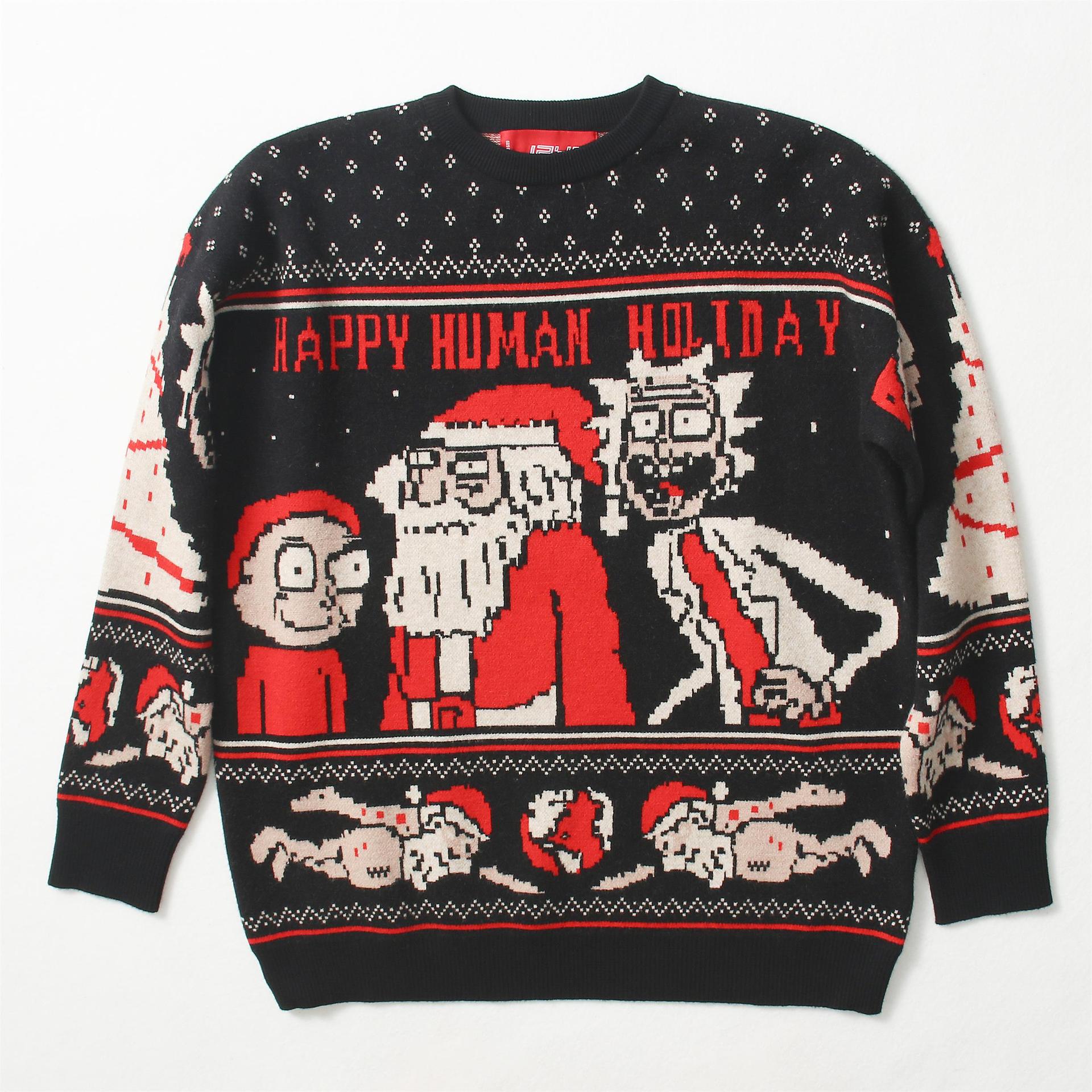 best Christmas sweater couple loose jacquard sweater 0 shop online at M2K Trends for