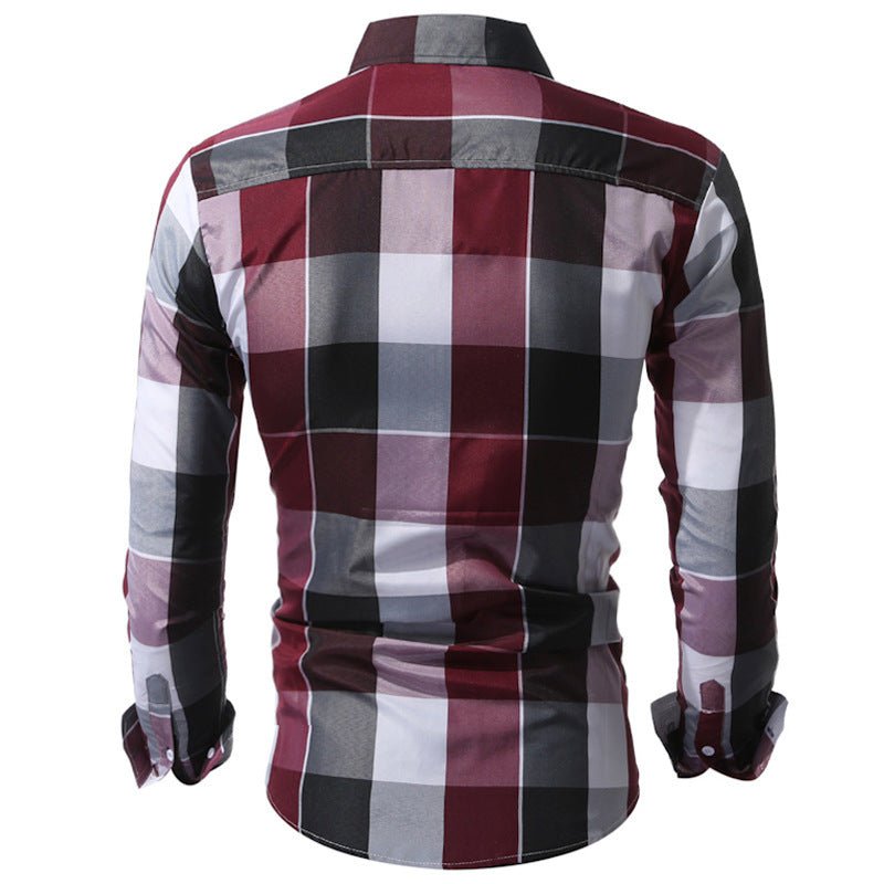 best Classic mens Plaid stripe work and party Dress Shirts Mens shirt shop online at M2K Trends for