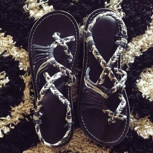 best Colorblock knot sandals 0 shop online at M2K Trends for