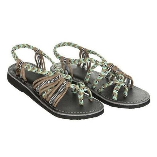 best Colorblock knot sandals 0 shop online at M2K Trends for