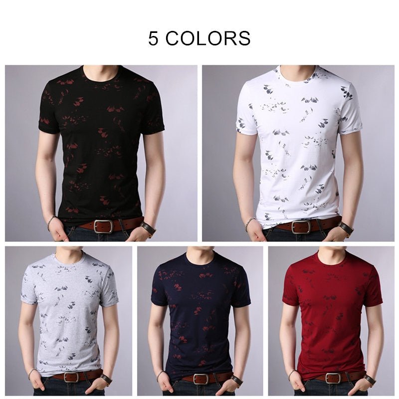 best COODRONY T Shirt Men Cotton Men's Shirt 2019 Summer O-Neck T-shirt Men Streetwear Short Sleeve Tee Shirt Homme Floral Top S95014 0 shop online at M2K Trends for