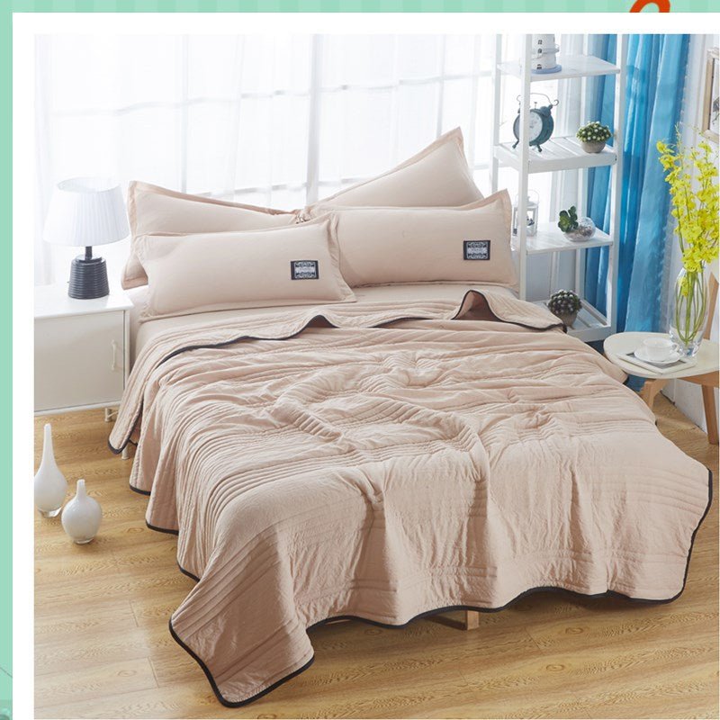 best Cooling Blankets Pure Color Summer Quilt Plain Summer Cool Quilt Compressible Air-conditioning Quilt Quilt Blanket 0 shop online at M2K Trends for