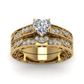 best Couple Ring with Zircon Golden Dragon Ring Accessories shop online at M2K Trends for Gold Ring