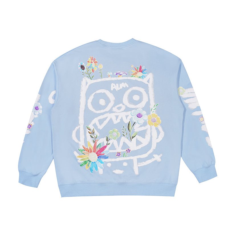 best Couple Sweater Mystery Garden Sweater Loose 0 shop online at M2K Trends for