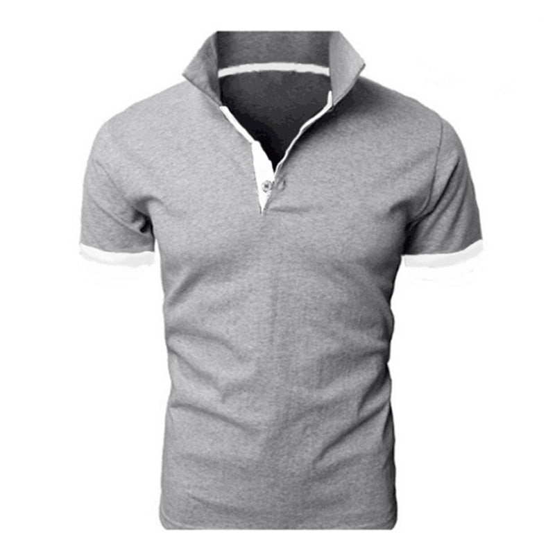 best Covrlge Polo Shirt Men Summer Stritching Men Shorts Sleeve Polo Business Clothes Luxury Men Tee Shirt Brand Polos MTP129 shop online at M2K Trends for