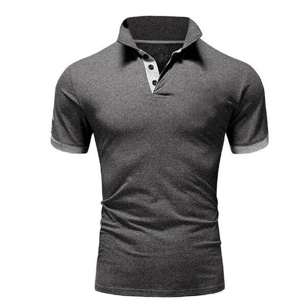 best Covrlge Polo Shirt Men Summer Stritching Men Shorts Sleeve Polo Business Clothes Luxury Men Tee Shirt Brand Polos MTP129 shop online at M2K Trends for