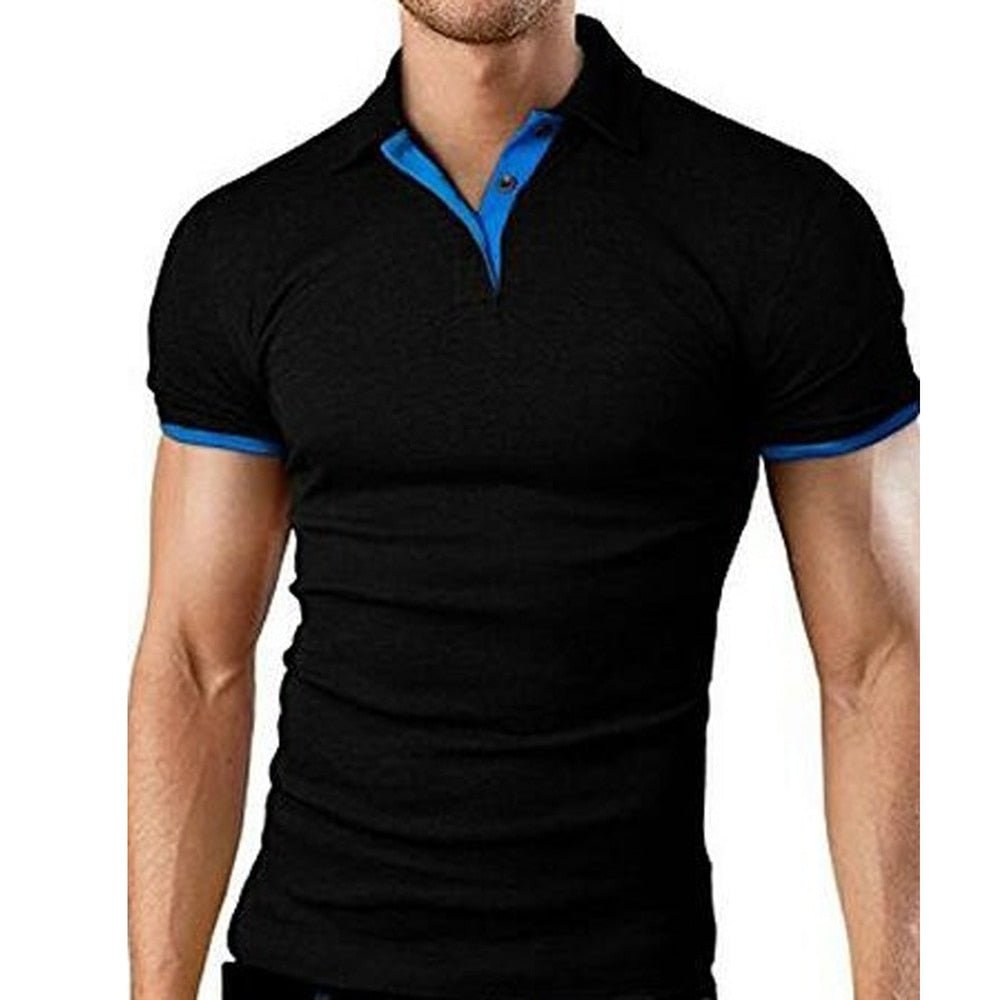 best Covrlge Polo Shirt Men Summer Stritching Men Shorts Sleeve Polo Business Clothes Luxury Men Tee Shirt Brand Polos MTP129 shop online at M2K Trends for