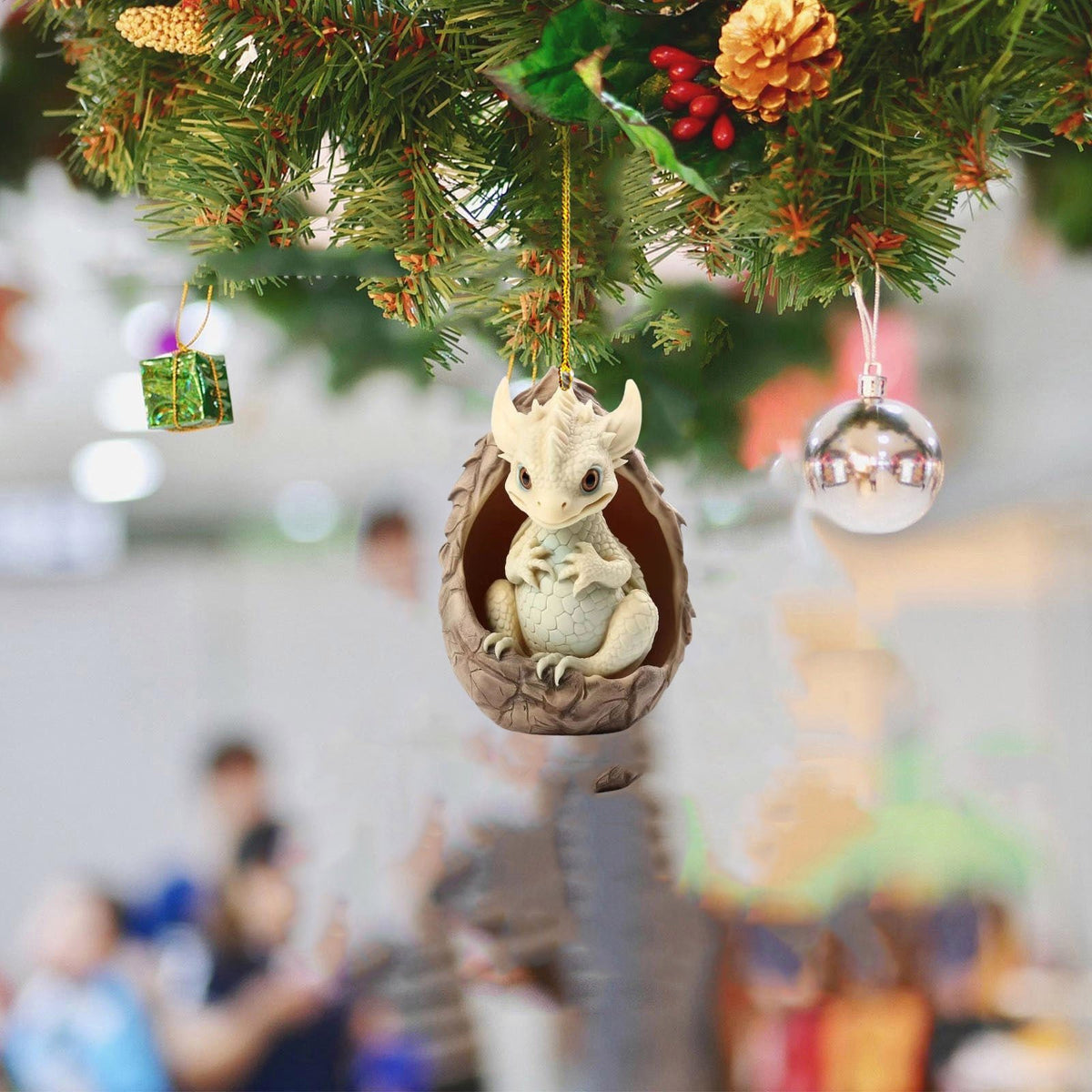 best Creative Dragon Egg Treasure Acrylic Automobile Hanging Ornament Christmas Decorations 0 shop online at M2K Trends for