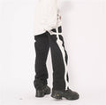 best Cross Patch Embroidery Casual Pants Men's Hip-Hop High Street Fashion Brand Loose Straight Leg Pants Street Trend Trousers 0 shop online at M2K Trends for