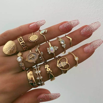 best Cross ring set Accessories shop online at M2K Trends for Fashion Jewelry