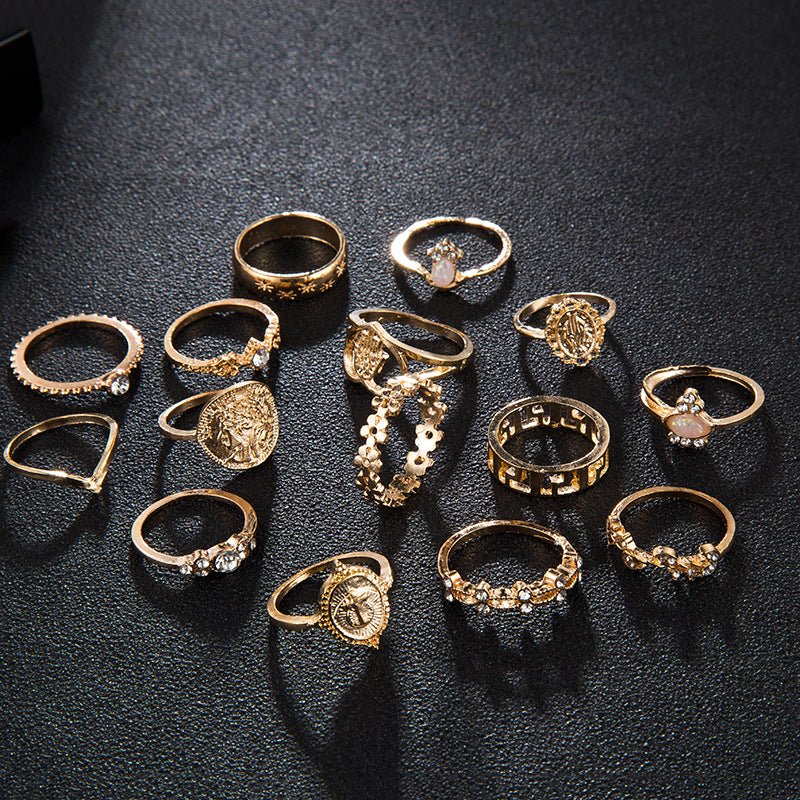 best Cross ring set Accessories shop online at M2K Trends for Fashion Jewelry