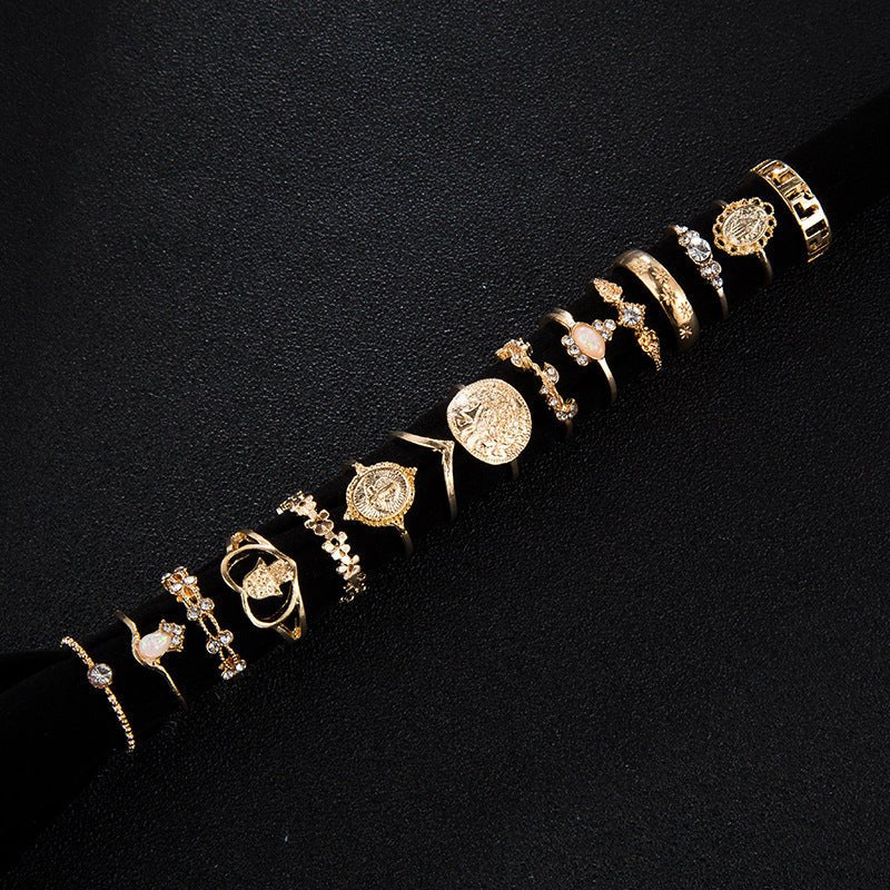 best Cross ring set Accessories shop online at M2K Trends for Fashion Jewelry