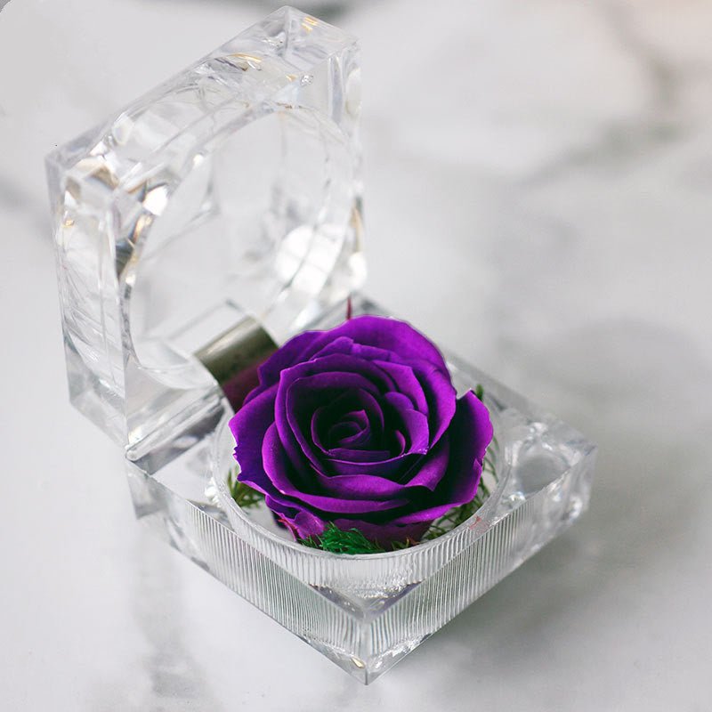 best Crystal Acrylic Rose Eternal Flower Gift Box Confession Valentine's Day Gift Accessories shop online at M2K Trends for gift