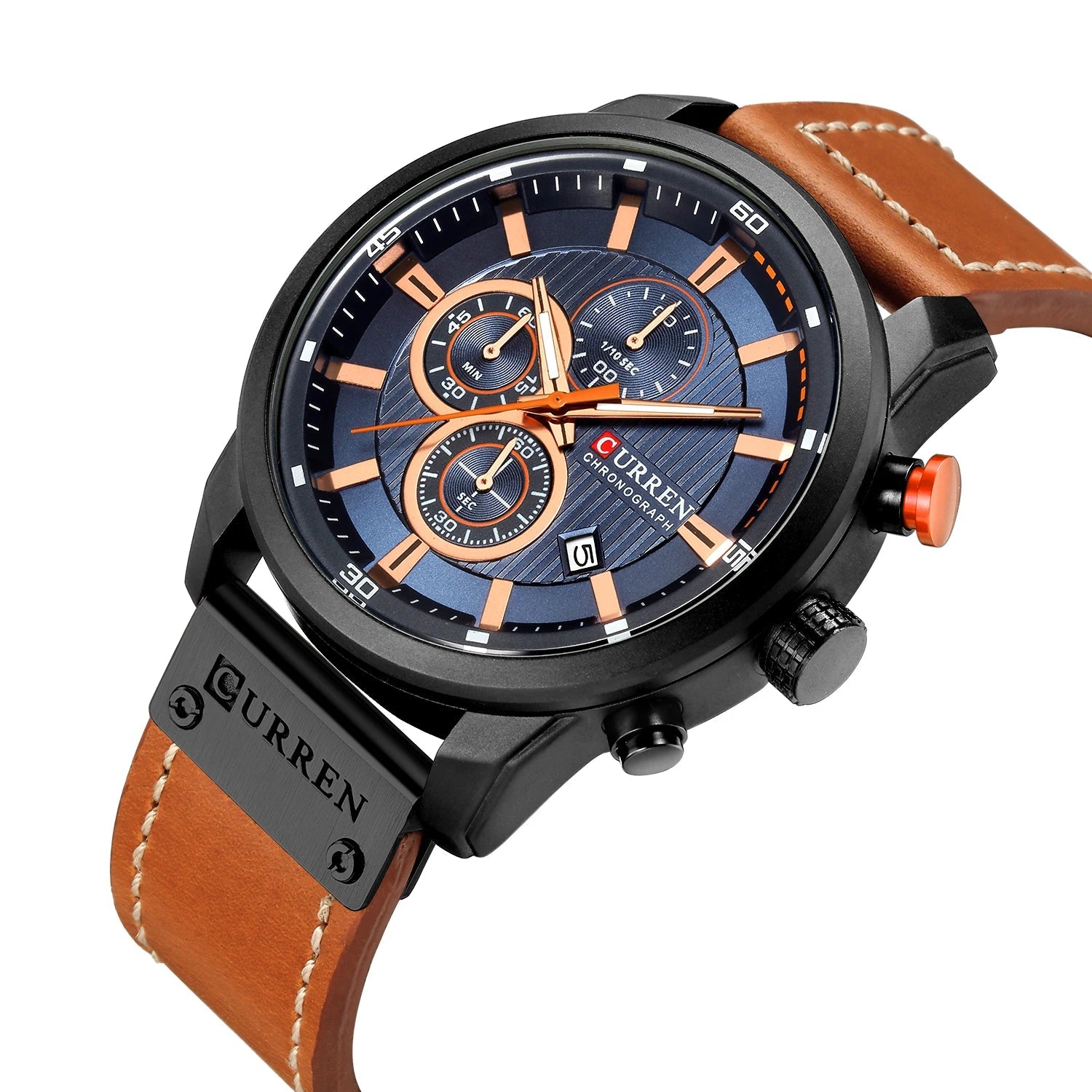 best CURREN 8291 Luxury Brand Men Analog Digital Leather Sports Watches Mens Watch Man Quartz Clock Relogio Masculino shop online at M2K Trends for