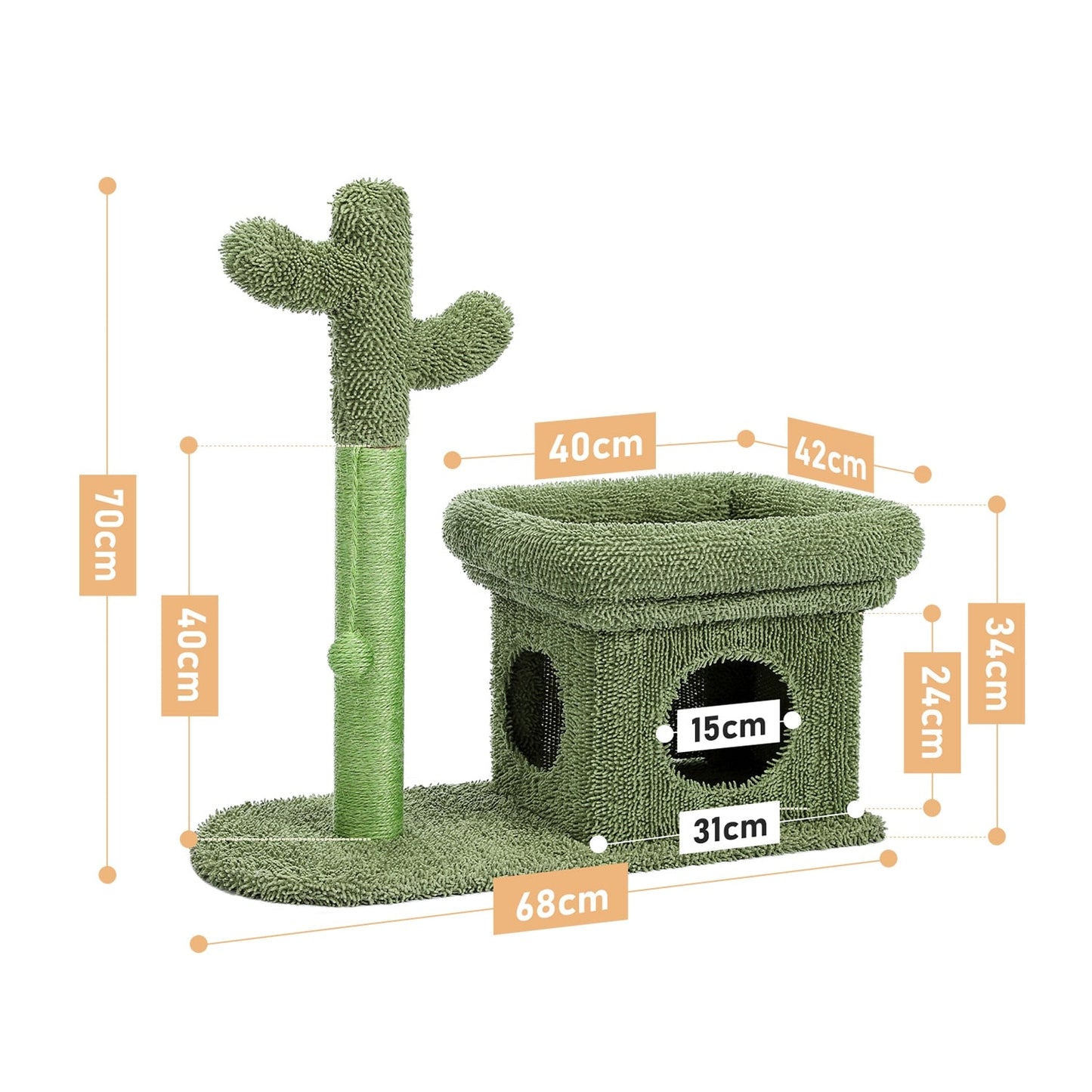 best Cute Cactus Pet Cat Tree Toy with Ball Scratching Post for Cat Kitten Climbing Mushroom Condo Protecting Furniture Fast Delivery Cute Cactus shop online at M2K Trends for Cute Cactus